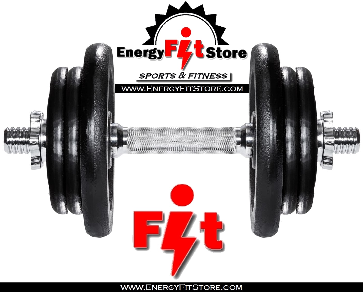 Kit Halteres fonte 20kg - Energy Fit Store
