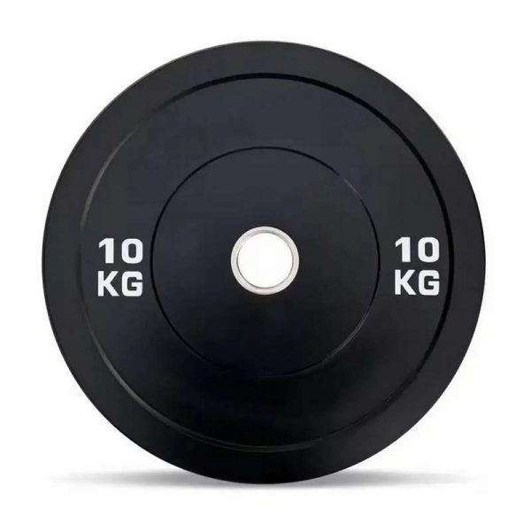 Black Bumper Plates BBW525