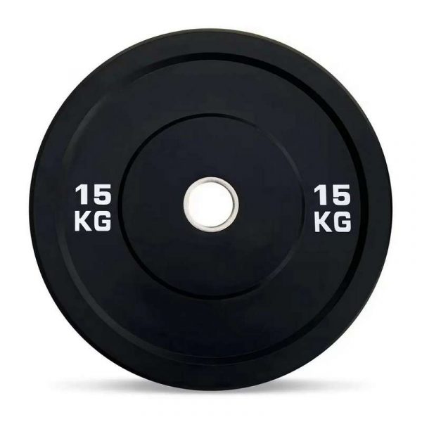 Black Bumper Plates BBW525