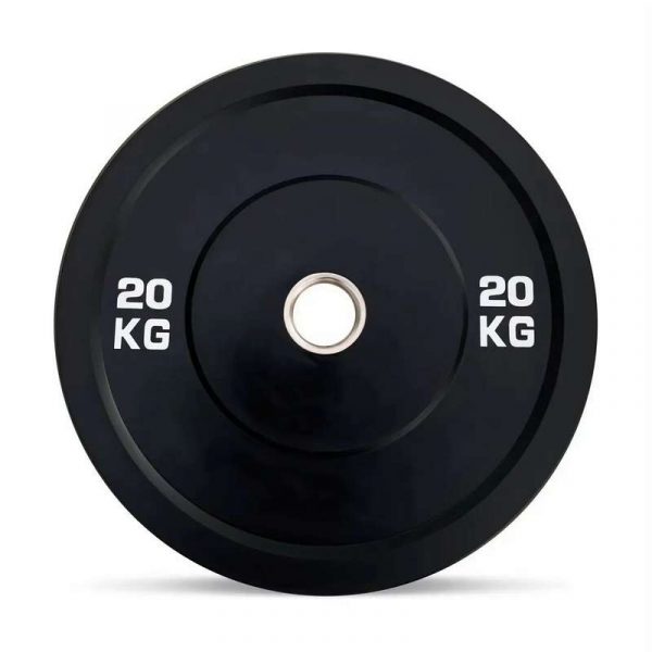 Black Bumper Plates BBW525
