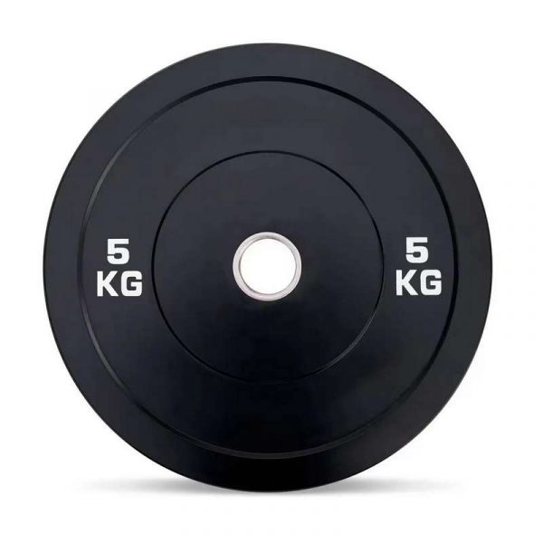 Black Bumper Plates BBW525