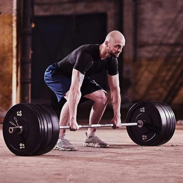 Black Bumper Plates BBW525