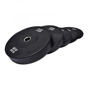 Black Bumper Plates BBW525