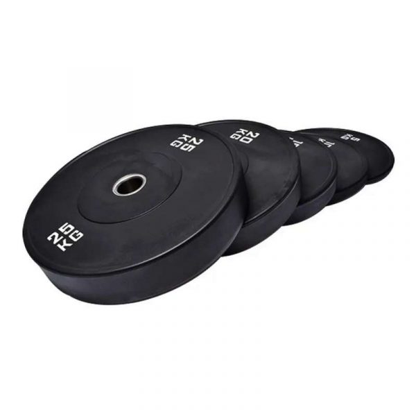 Black Bumper Plates BBW525