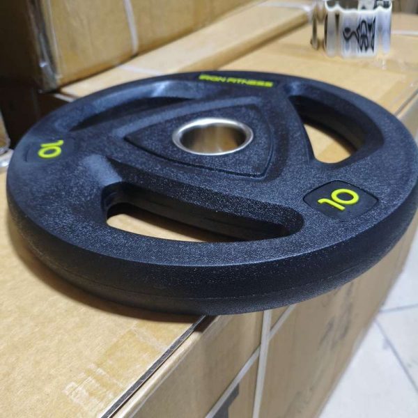 IRON Fitness 3 Grip Olympic Weight Plates