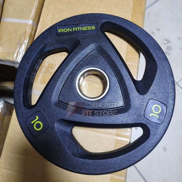 IRON Fitness 3 Grip Olympic Weight Plates