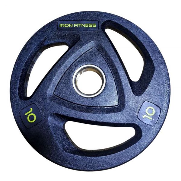 IRON Fitness 3 Grip Olympic Weight Plates