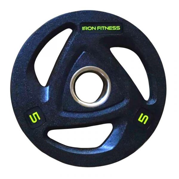 IRON Fitness 3 Grip Olympic Weight Plates