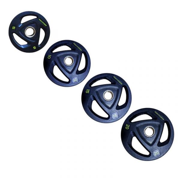 IRON Fitness 3 Grip Olympic Weight Plates