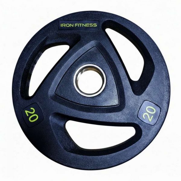 IRON Fitness 3 Grip Olympic Weight Plates