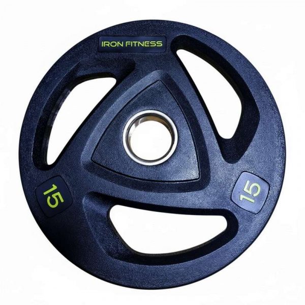 IRON Fitness 3 Grip Olympic Weight Plates